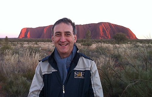 Greg Nathan at Uluru